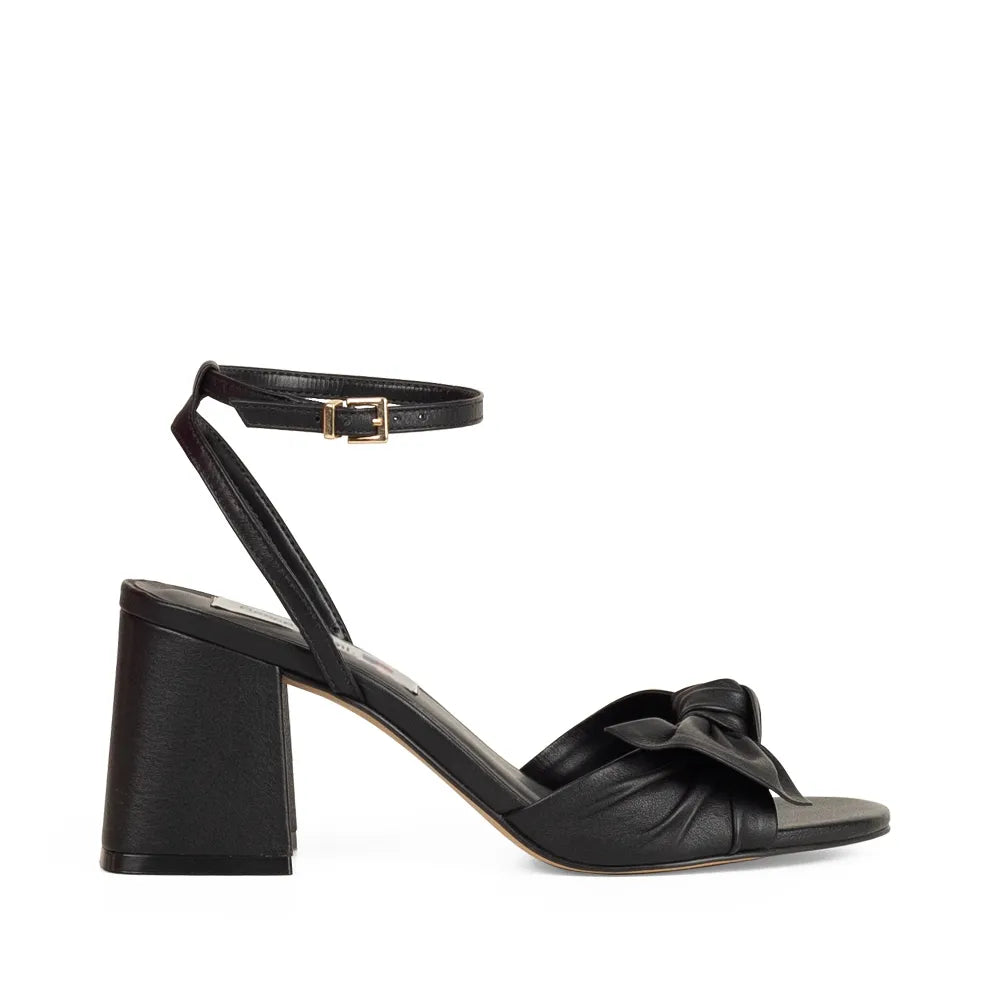 Angel Sandal Leather Black