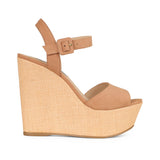 Beth Platform Leather Nude