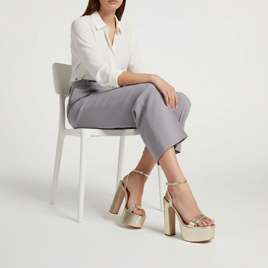 Darla Platform Sandal Gold