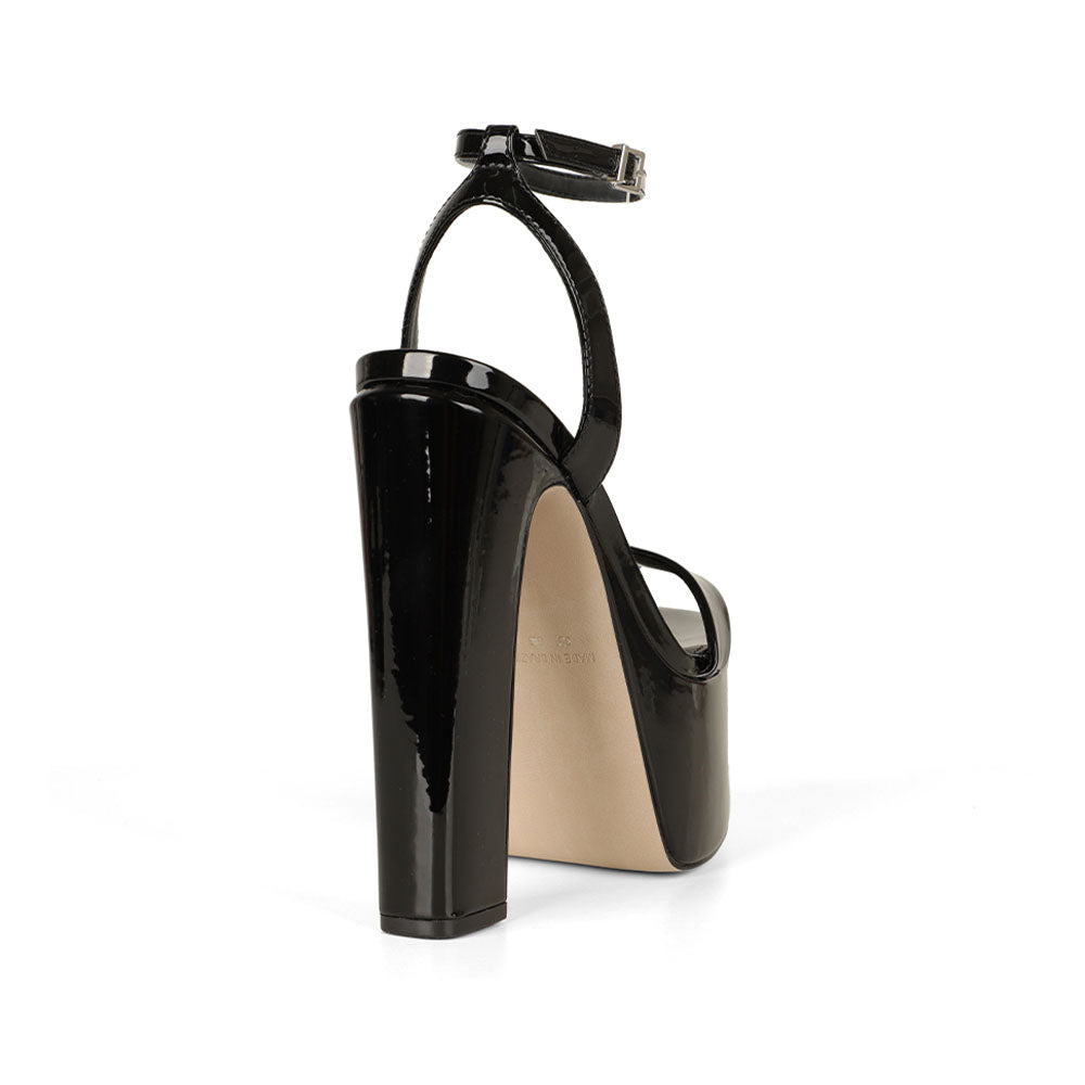 Darla Platform Sandal Black