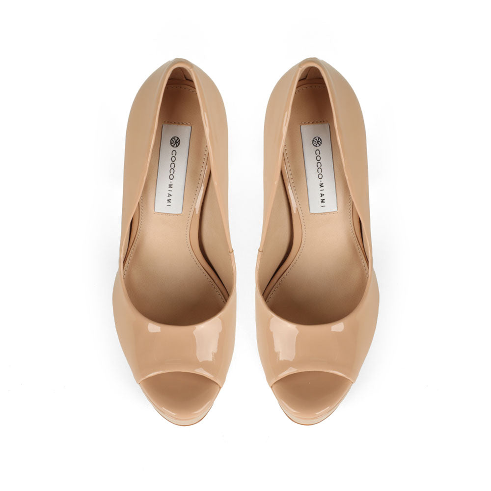 Deisi Peep Toe Beige