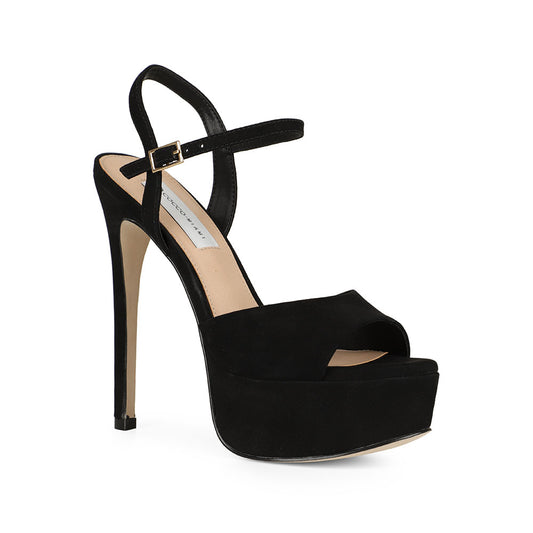 Malu Platform Sandal Leather Black