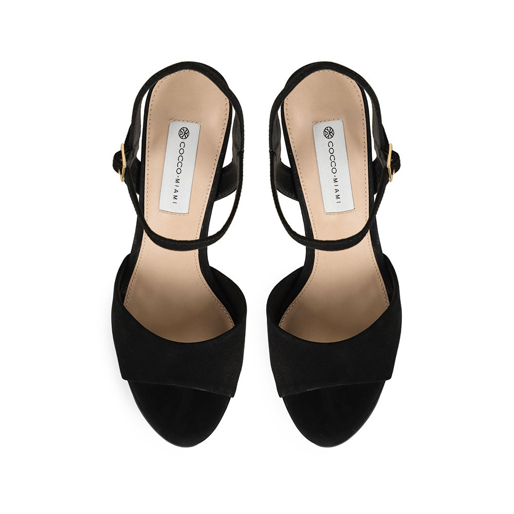 Malu Platform Sandal Leather Black