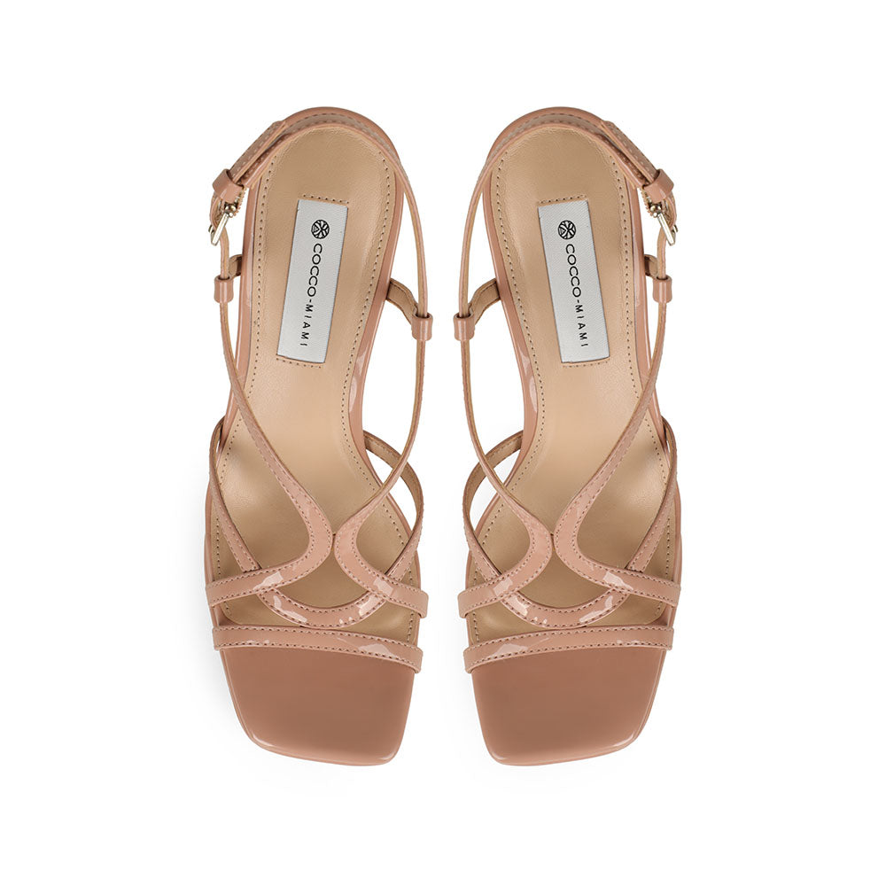 Megy Platform Sandal Beige