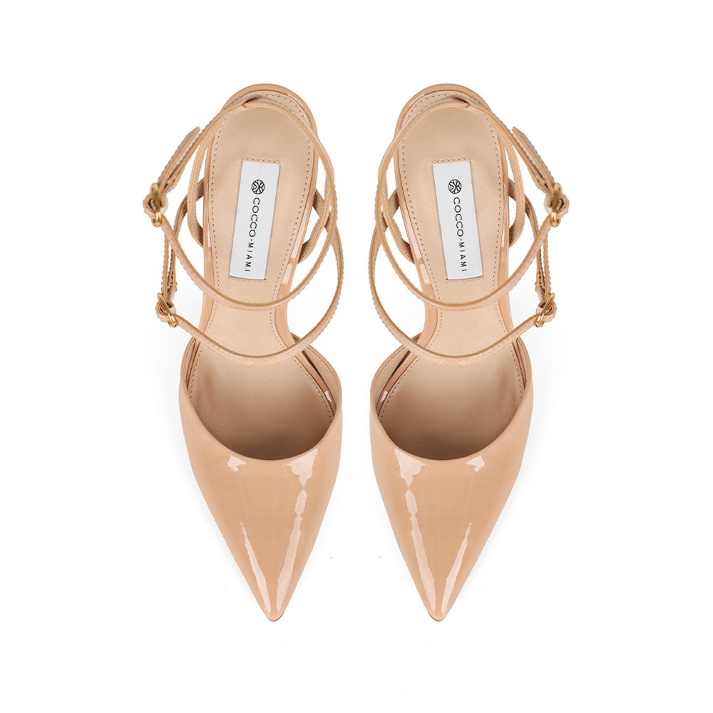 Miranda Slingback Pumps Beige