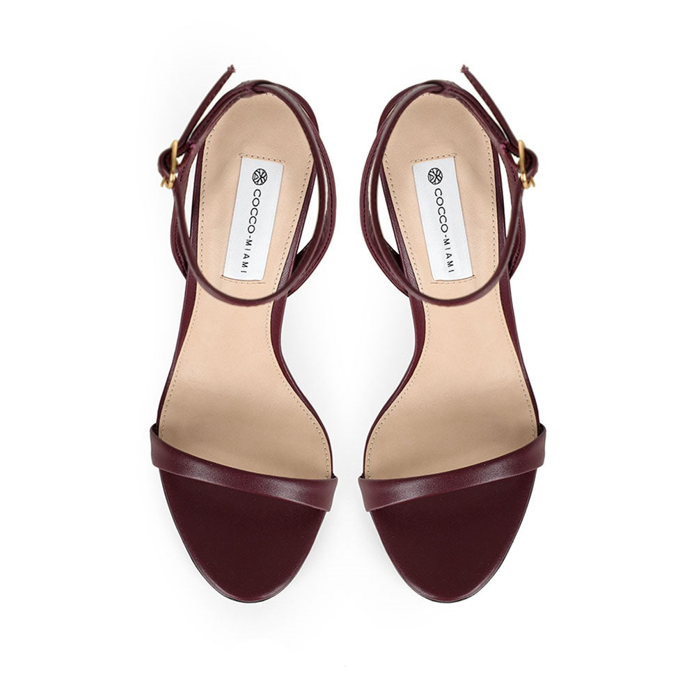 Nellie Sandal Leather Cherry