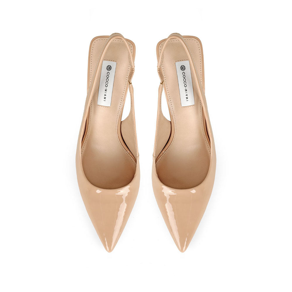 Salem Slingback Pump Beige