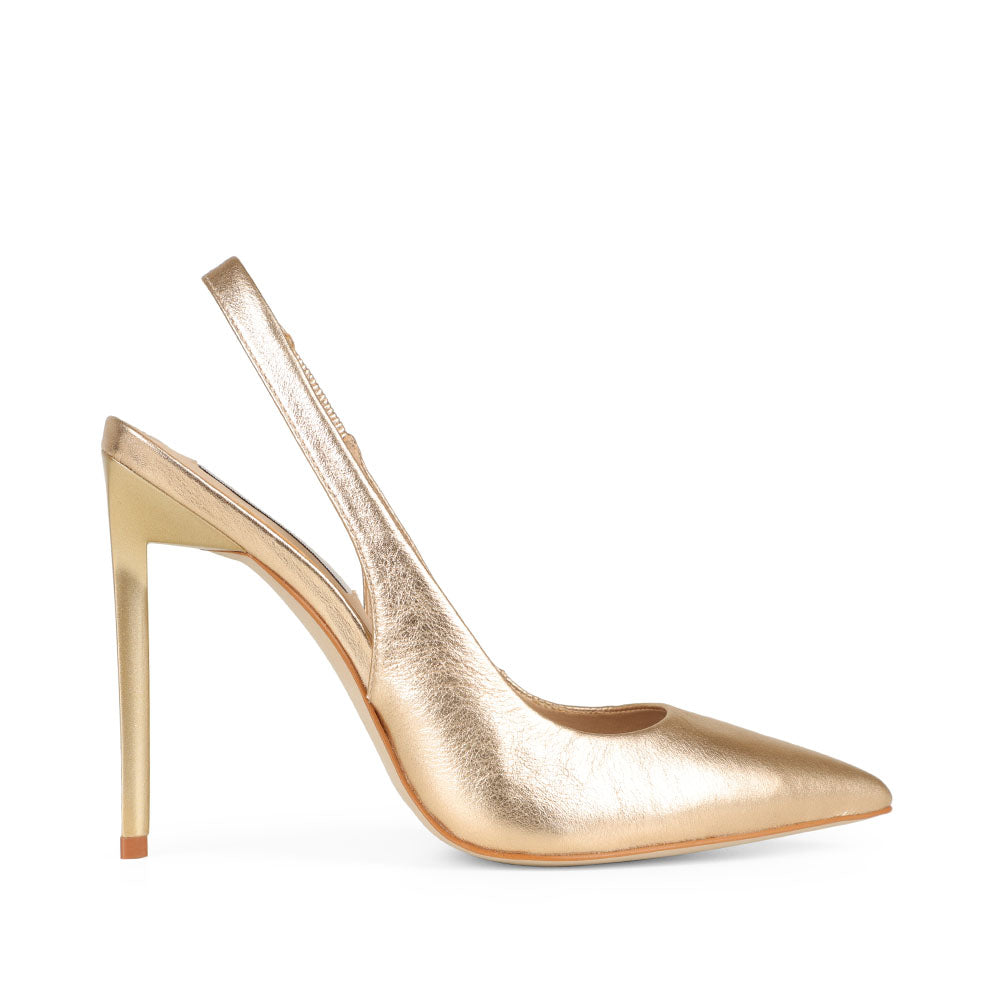 Salem Slingback Pump Gold