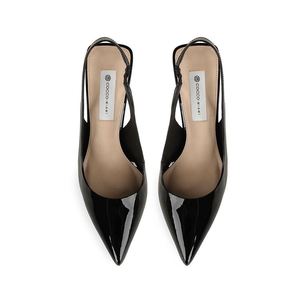 Salem Slingback Pump Black