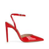 Wendy Slingback Pumps Red Patent Leather