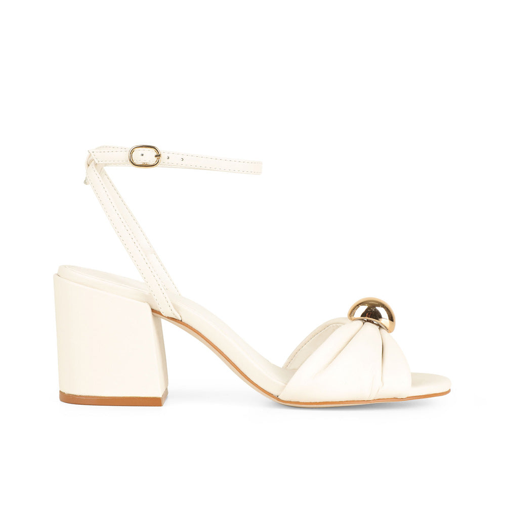 Octavia Sandal Leather Off White