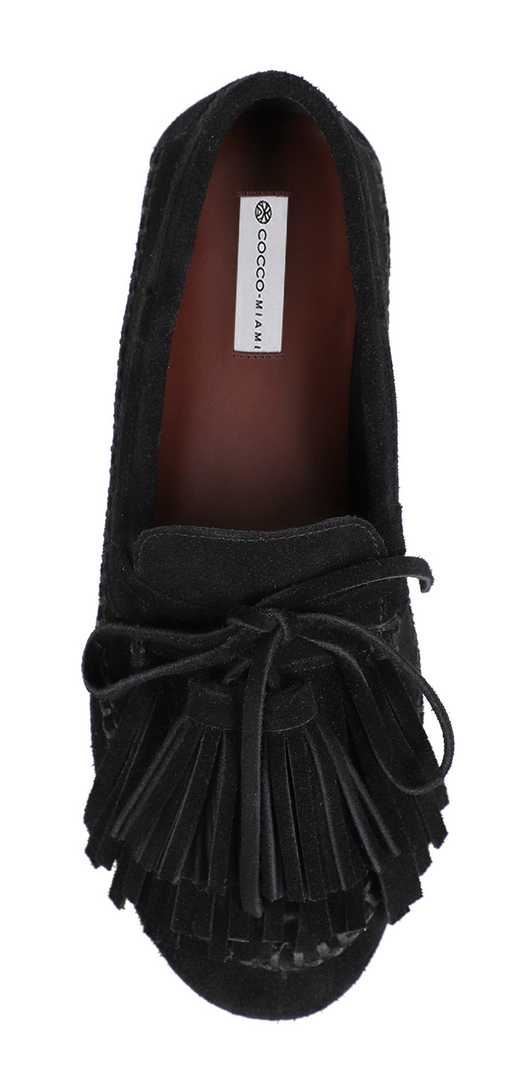 Femme Loafer Black Leather