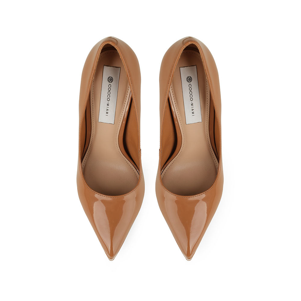 Giulia Platform Pumps Almond