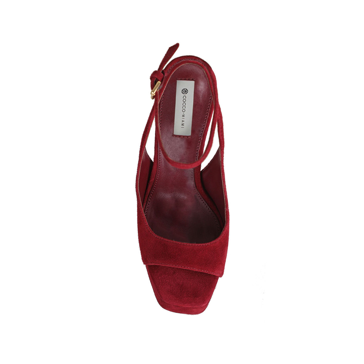 Lavyna Platform Cherry Suede