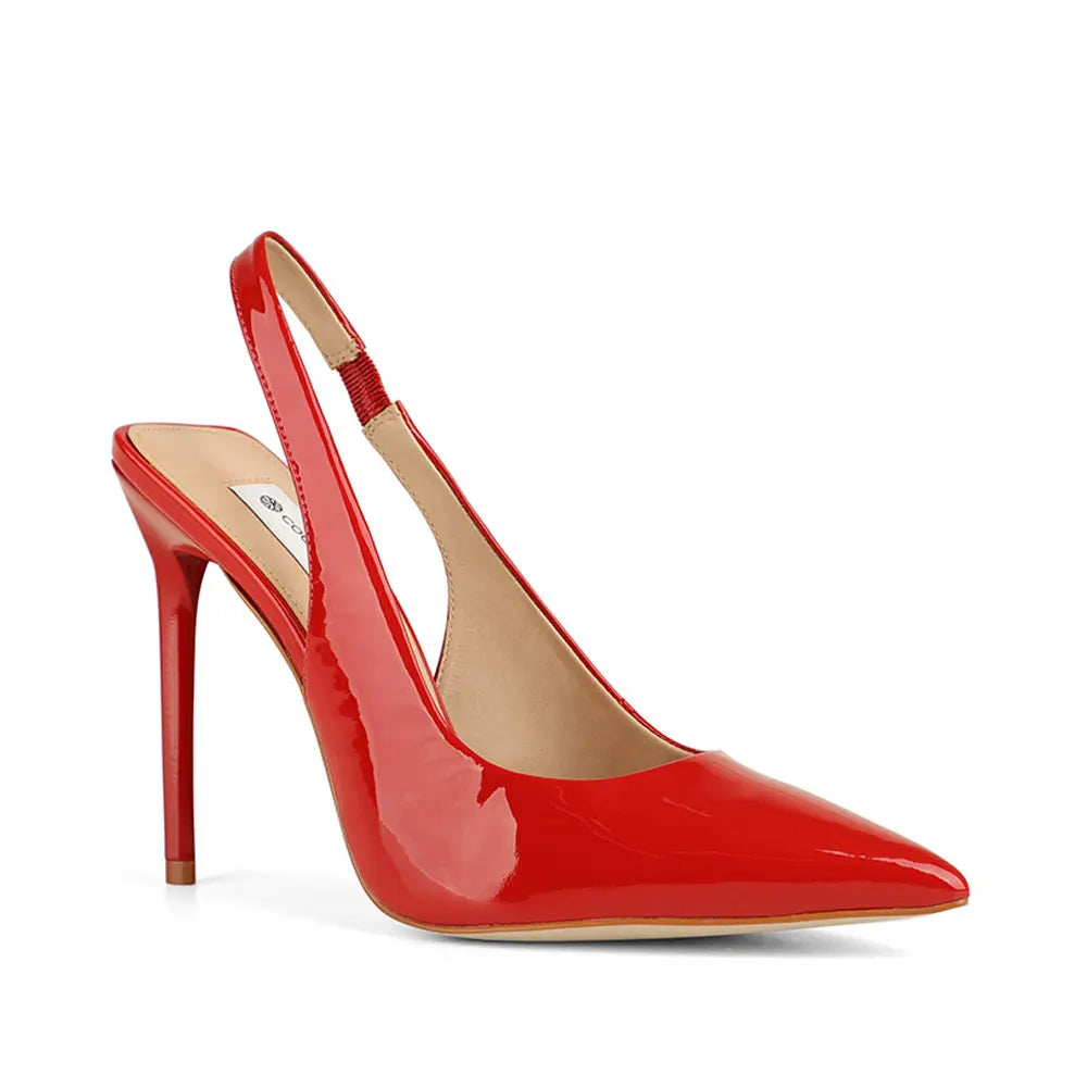 Salem Slingback Pump Red Patent Leather – view 2