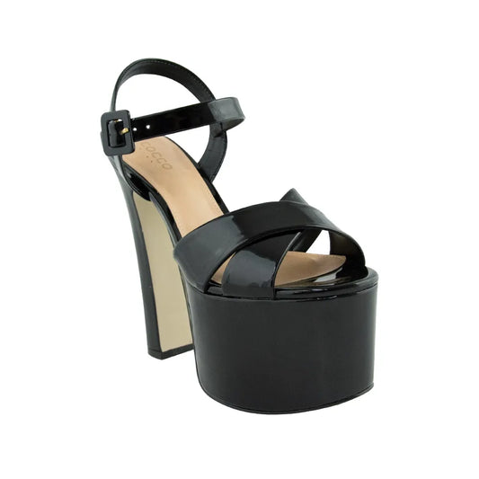 Zoe Platform Sandal Black