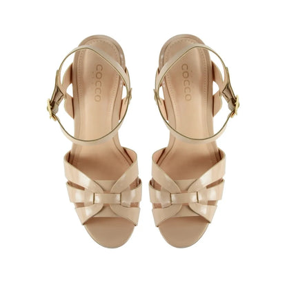 Linda Platform Sandal Nude Patent Leather – view 4