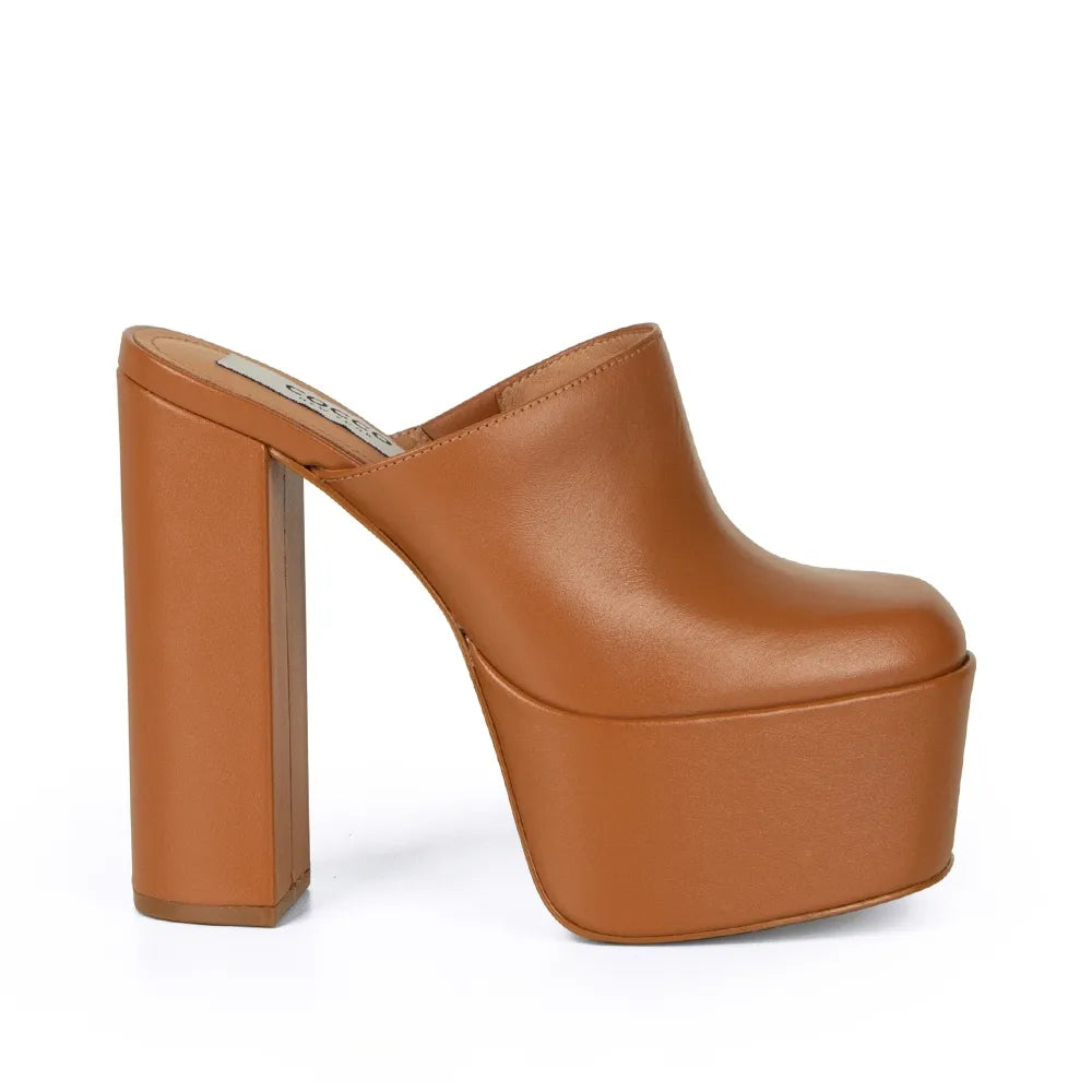 Paty Platform Mule Almond Leather – view 4