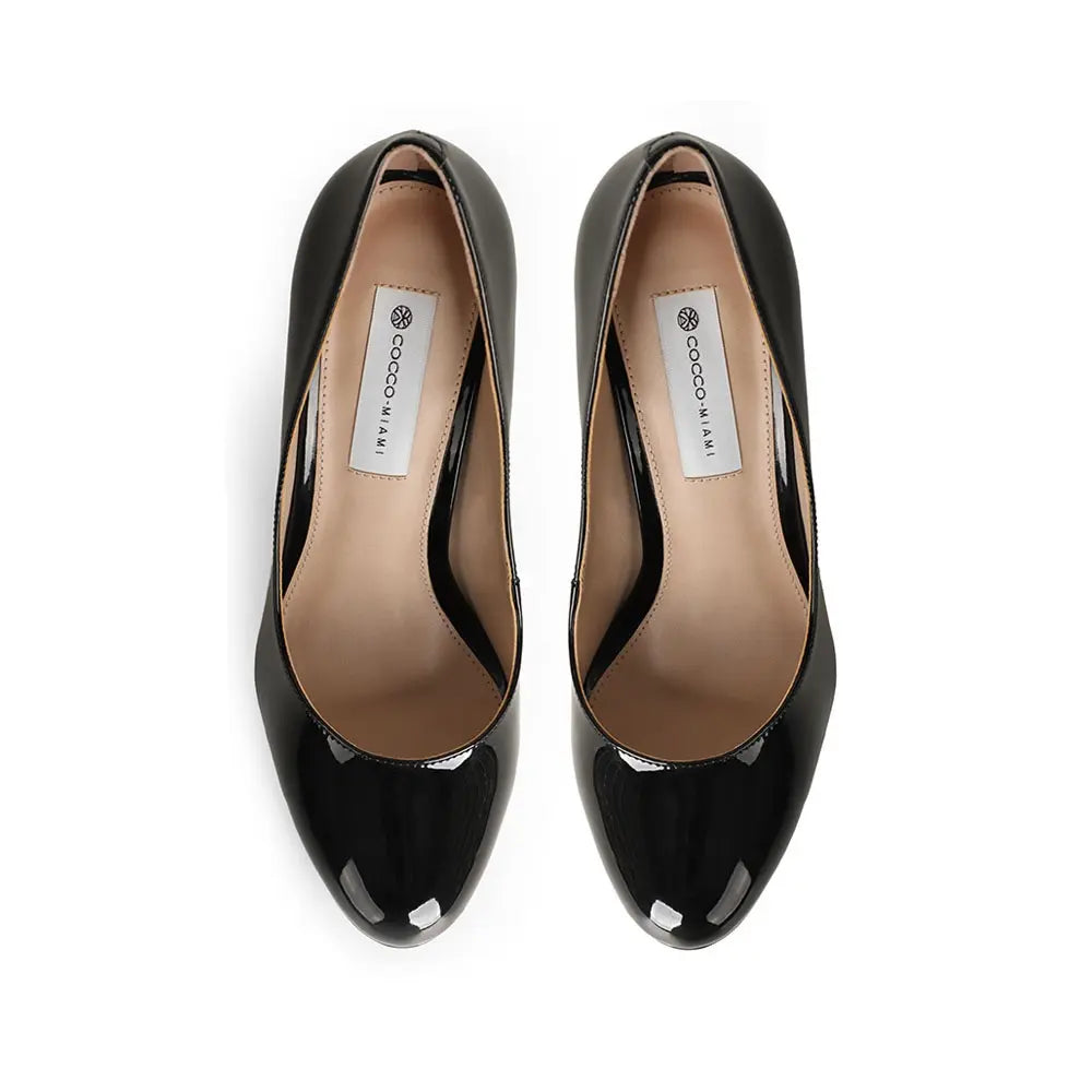 Tiffany Platform Pumps Black Patent Leather – view 3