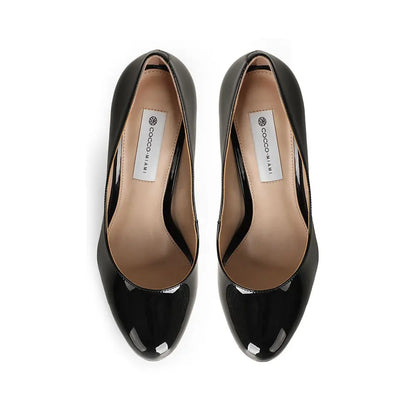 Tiffany Platform Pumps Black Patent Leather – view 3