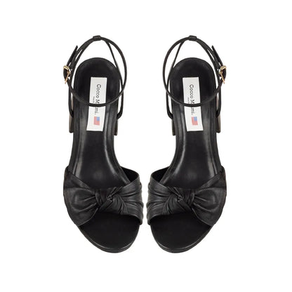 Angel Sandal Leather Black, view 4