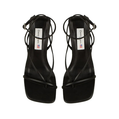 Mauren Sandal Leather Black, view 4