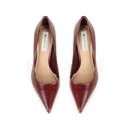 Deborah Pump Cherry Leather – view 3