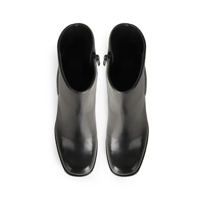 Chloe Platform Boot Black Leather – view 3