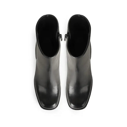 Chloe Platform Boot Black Leather – view 3