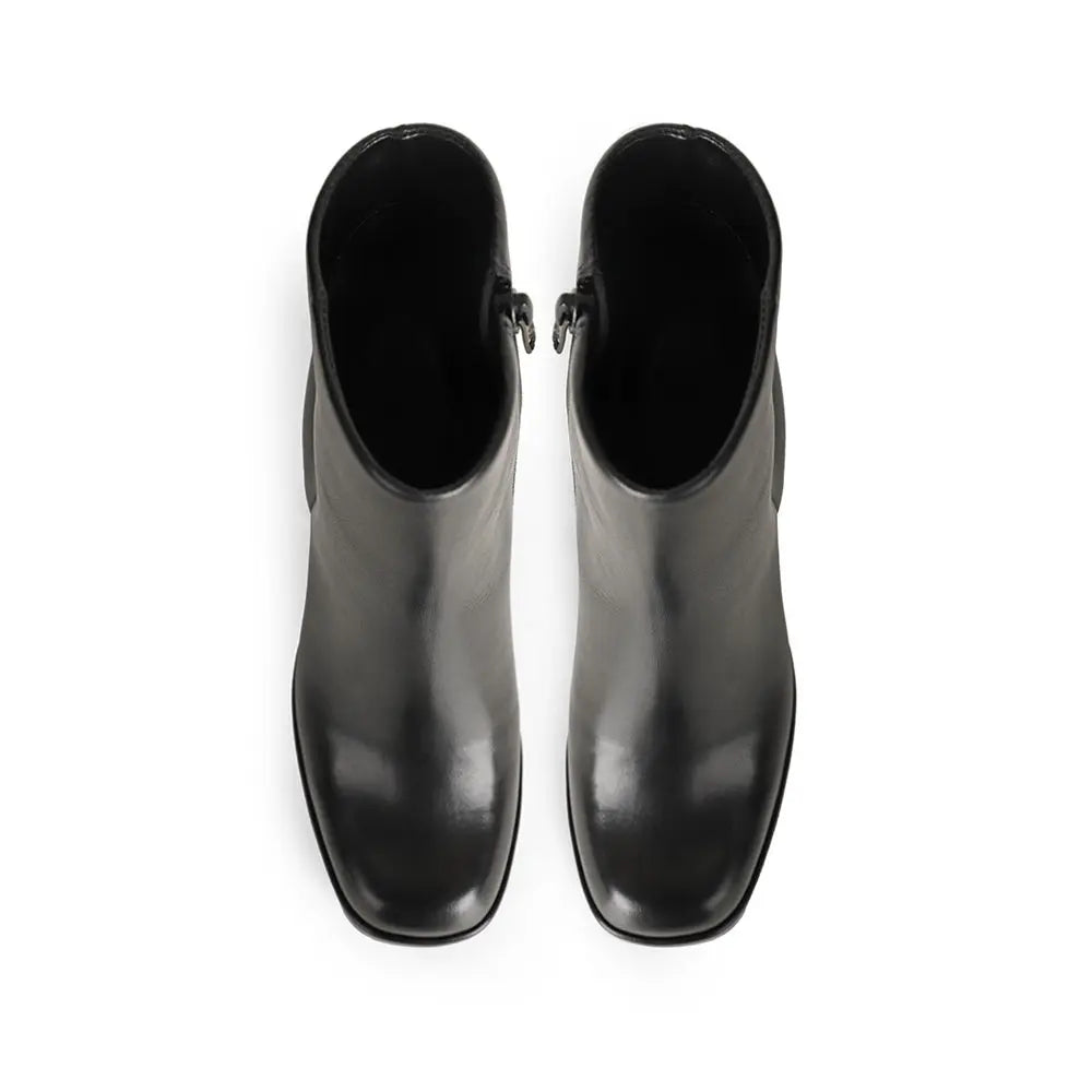 Chloe Platform Boot Black Leather – view 3