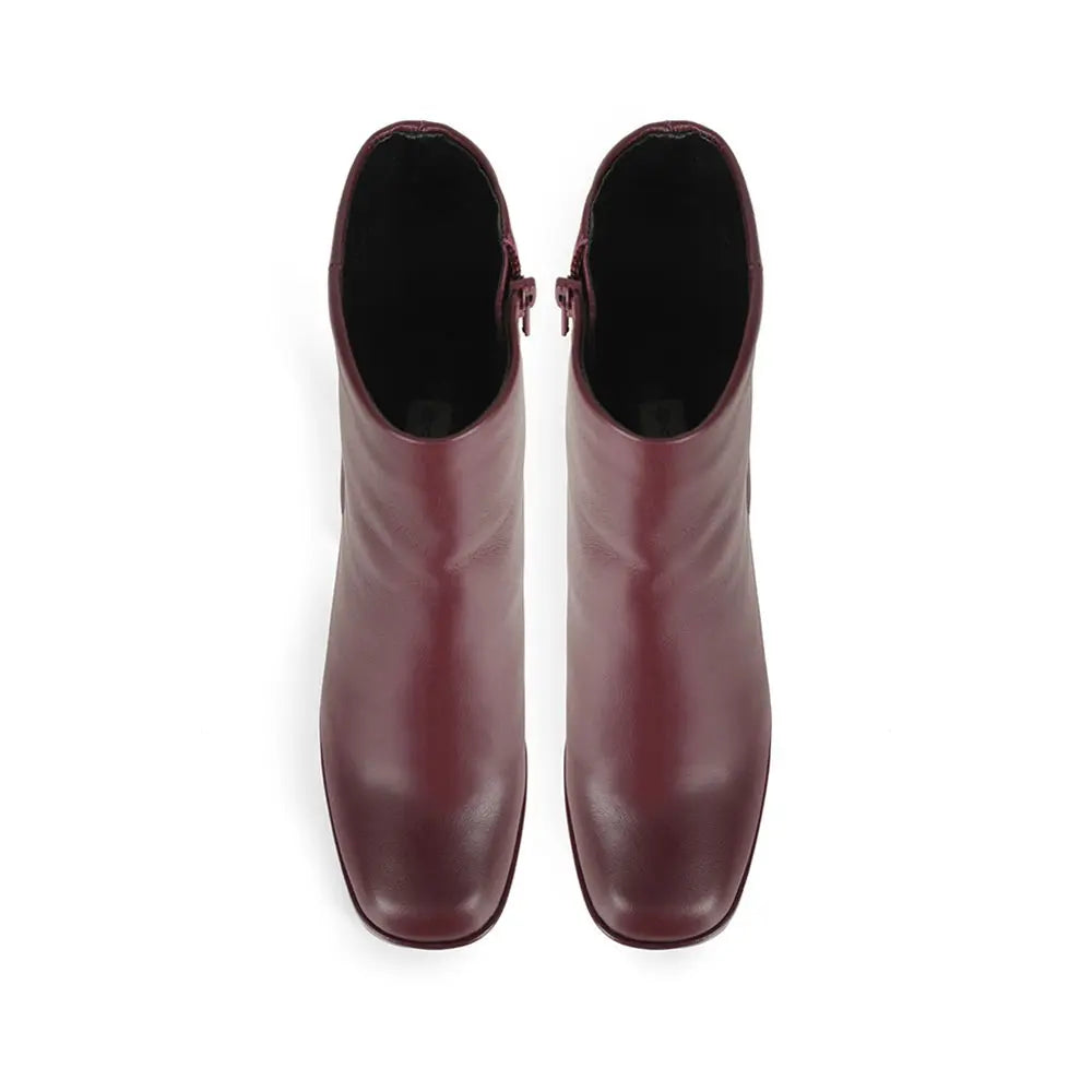 Chloe Platform Boot Cherry Leather – view 3