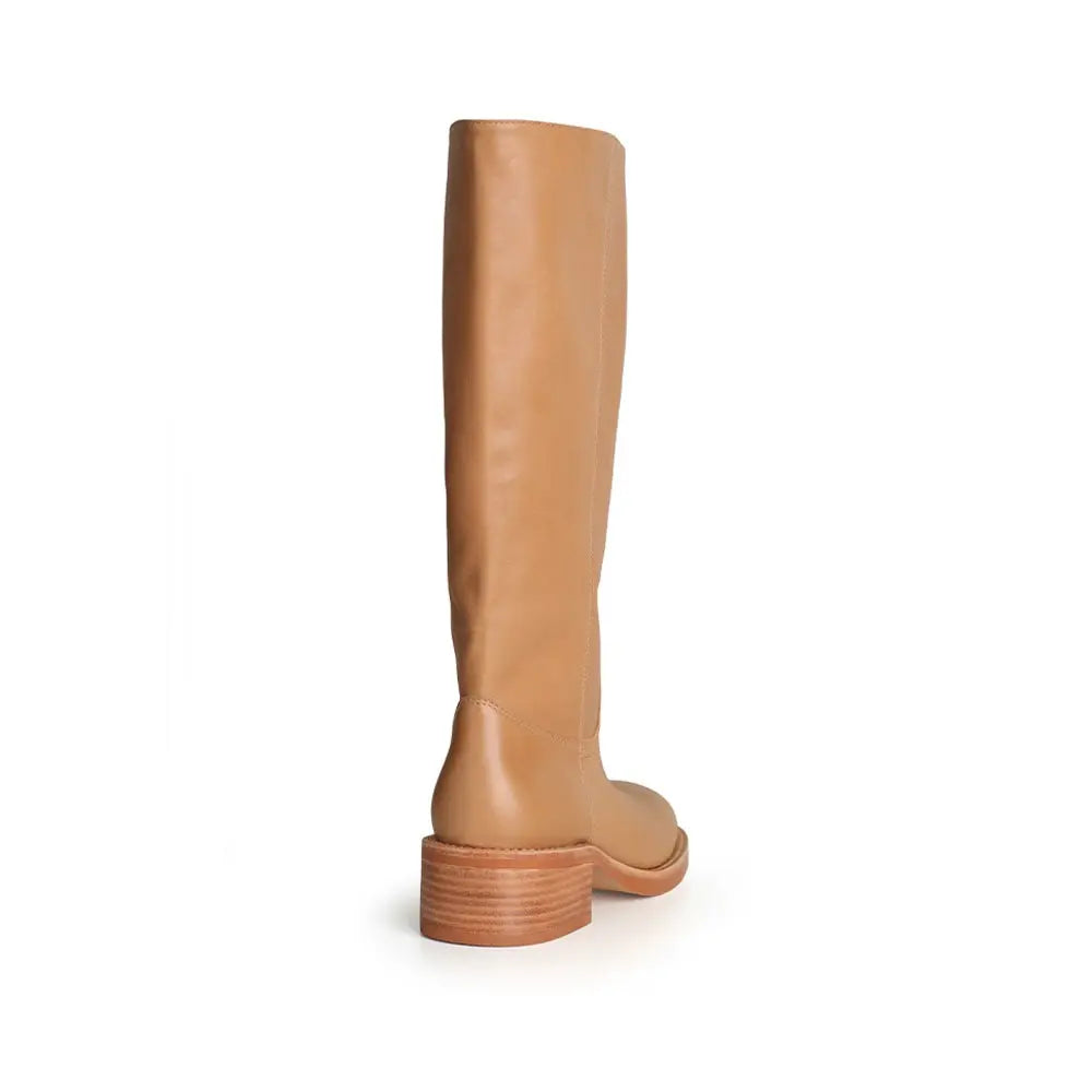 Sarah Tall Boot Almond Leather – view 4