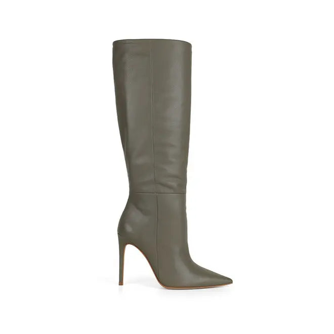 Rachel Boot Olive Leather – view 1