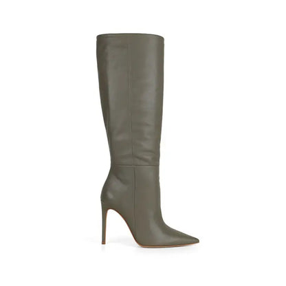 Rachel Boot Olive Leather – view 1