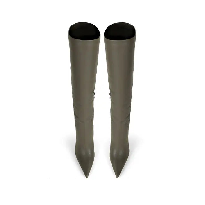 Rachel Boot Olive Leather – view 3
