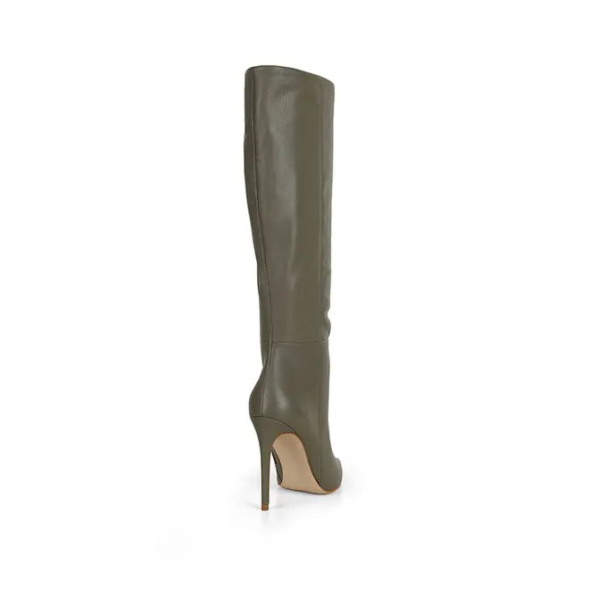 Rachel Boot Olive Leather – view 4