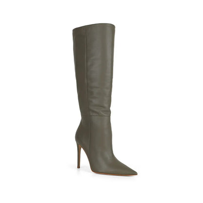 Rachel Boot Olive Leather – view 3