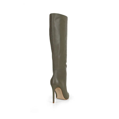 Rachel Boot Olive Leather – view 5