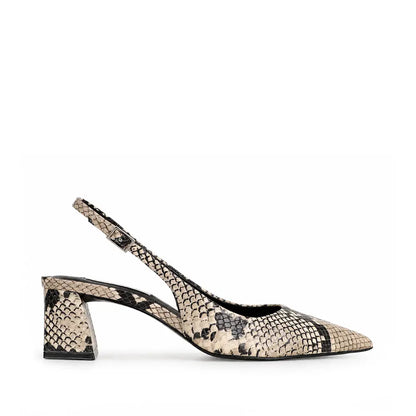 Ritta Slingback Pump Snake Leather
