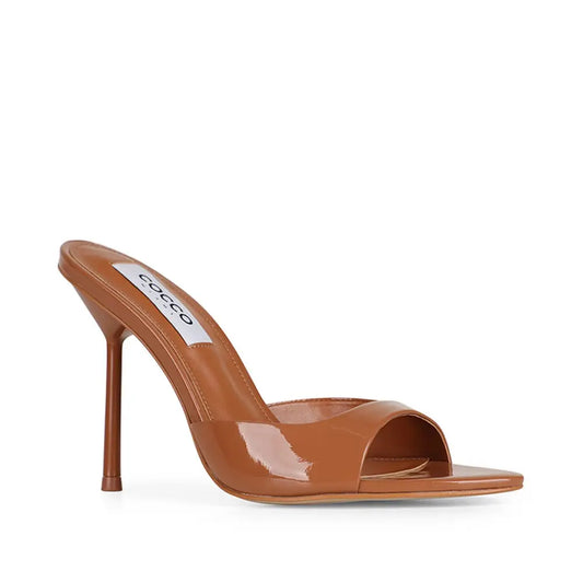 Ingrid Mule Almond Patent Leather – view 2