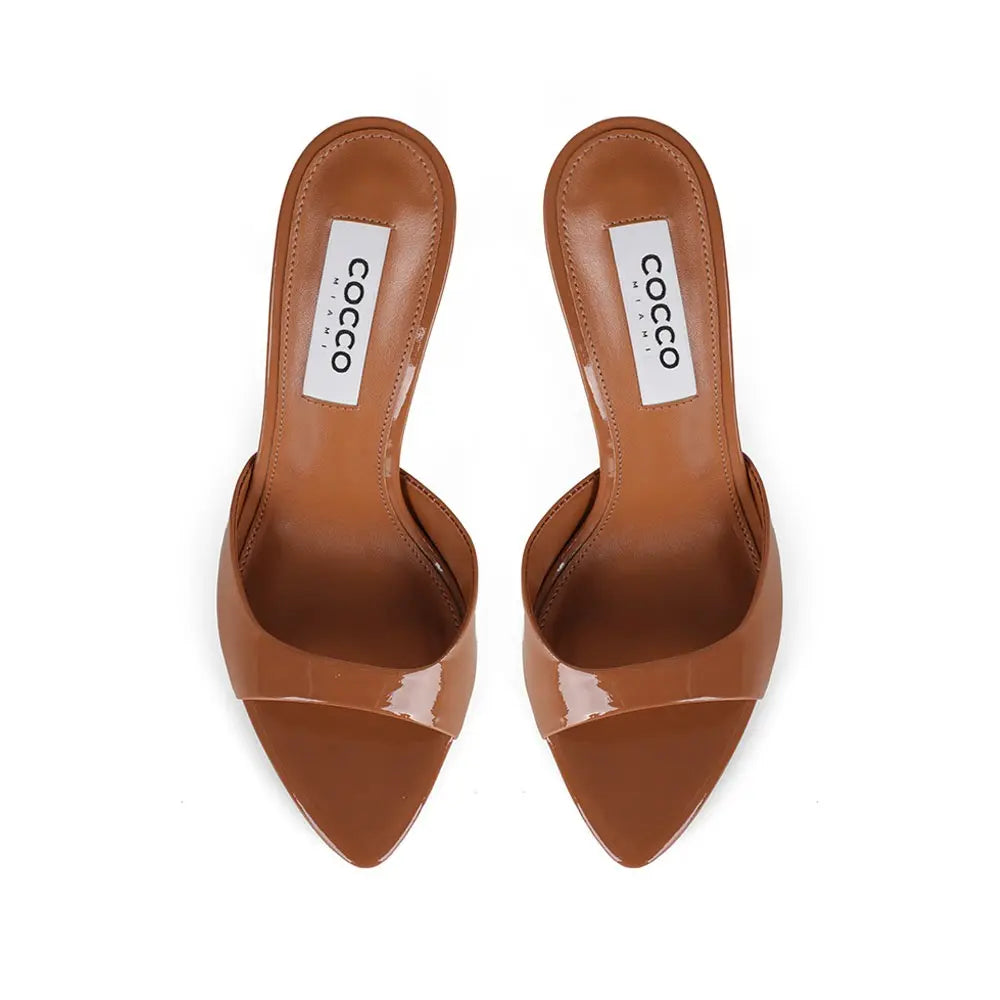 Ingrid Mule Almond Patent Leather – view 3