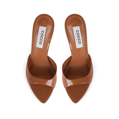 Ingrid Mule Almond Patent Leather – view 3