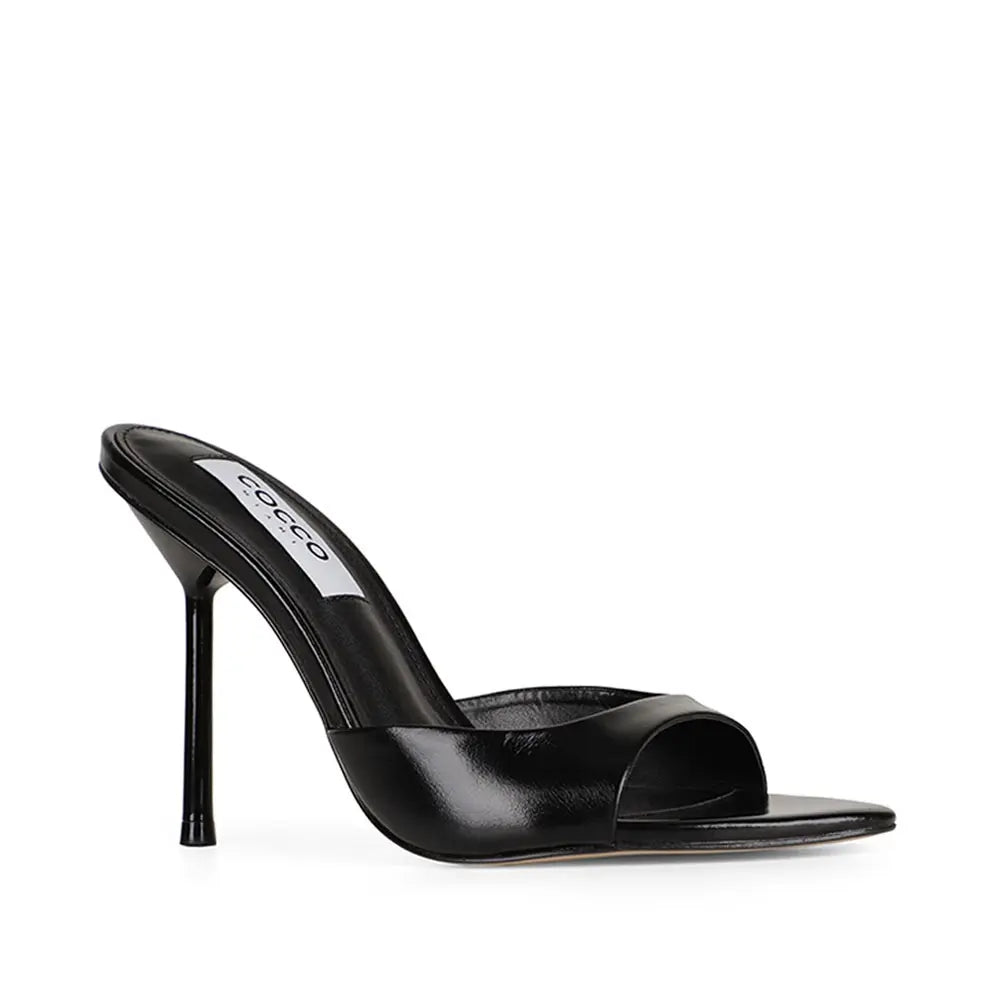 Ingrid Mule Black Leather – view 2