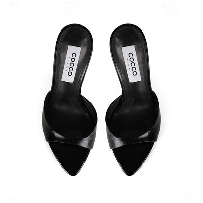 Ingrid Mule Black Leather – view 3