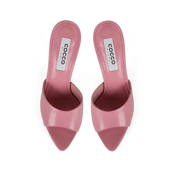 Sofia Platform Mule Pink Patent Leather – view 3