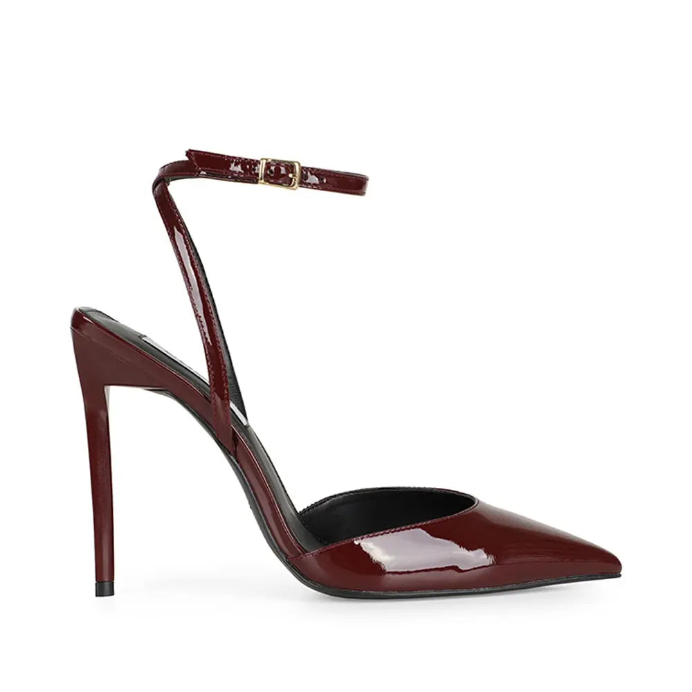 Wendy Slingback Pumps Cherry Patent Leather