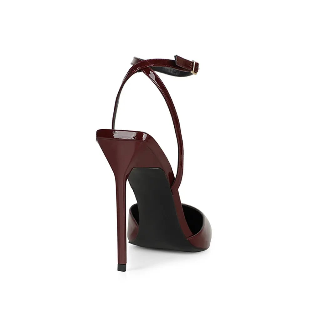 Wendy Slingback Pumps Cherry Patent Leather – view 4