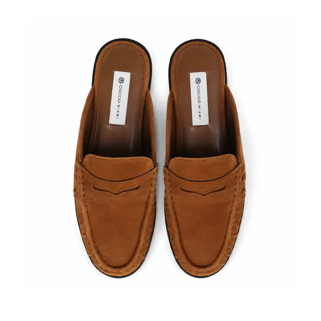 Milano Mule Almond Suede