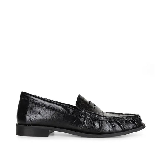 Martina Loafer Black Leather