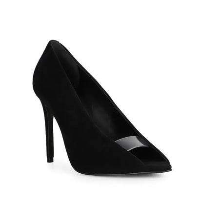 Raven Pump Black Leather